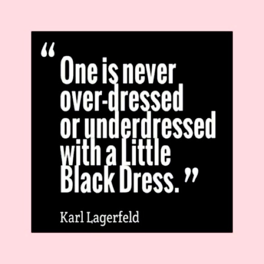 A little black dress is never wrong. ♥️